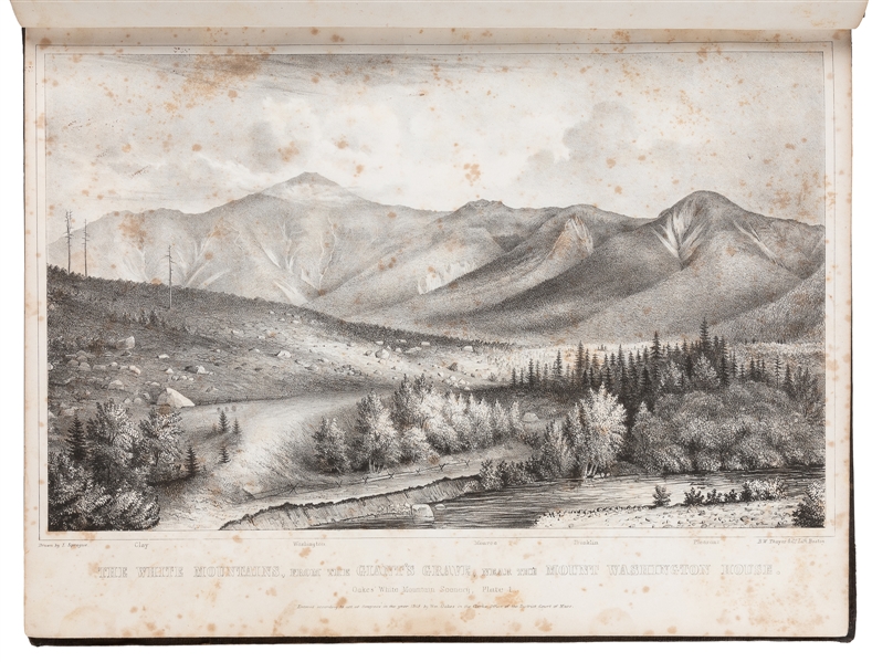  [LITHOGRAPHY]. OAKES, William (1799-1848). Scenery of The W...