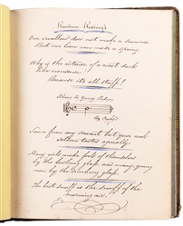  [COMMONPLACE BOOK]. English Commonplace Book. [England, ca....