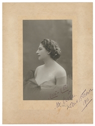  MATA HARI (1876 – 1917). Portrait Photograph, Inscribed and...