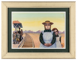  HYMAN, Trina Schart (1939-2004). Double Page Spread for the...