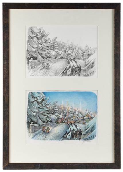  MCPHAIL, David. “Bear going to town in the snow.” A Pair of...