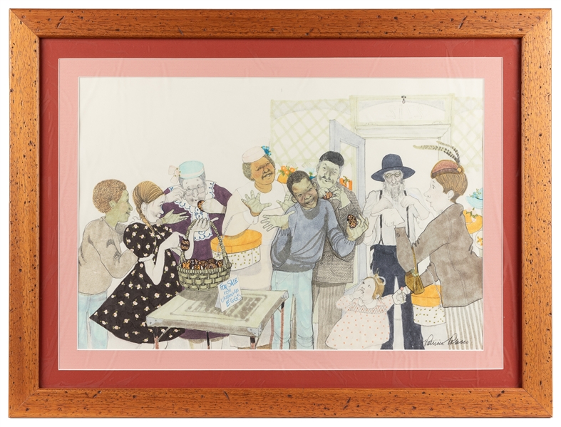 POLACCO, Patricia (b. 1944). Double Page Spread, Selling Py...