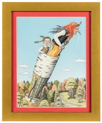  VAGIN, Vladimir (b. 1937). Front Cover Artwork of Baba Yaga...