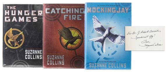  COLLINS, Suzanne (b. 1962). The Hunger Games Trilogy, inclu...