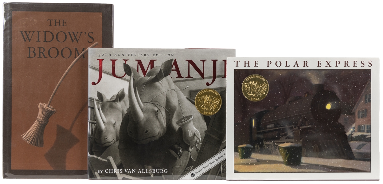  VAN ALLSBURG, Chris (b. 1949). Trio of Signed Titles. Bosto...