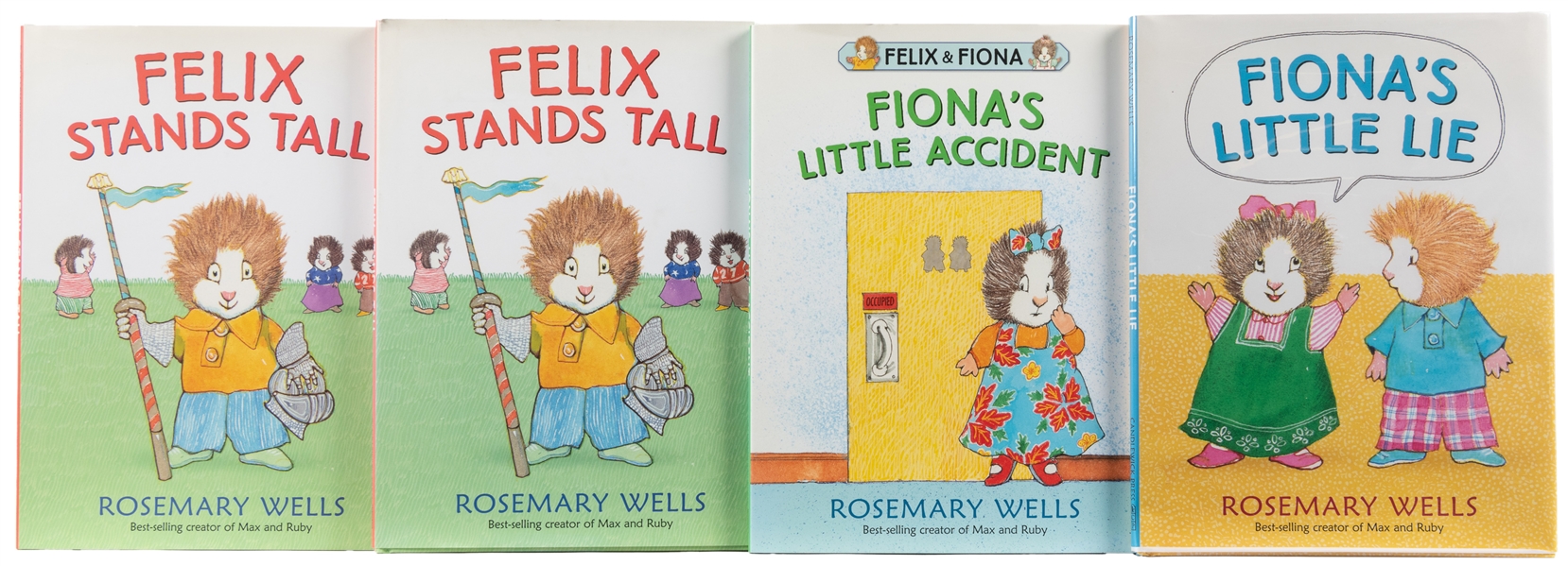  WELLS, Rosemary (b. 1943). Group of 4 First Hardcover Editi...