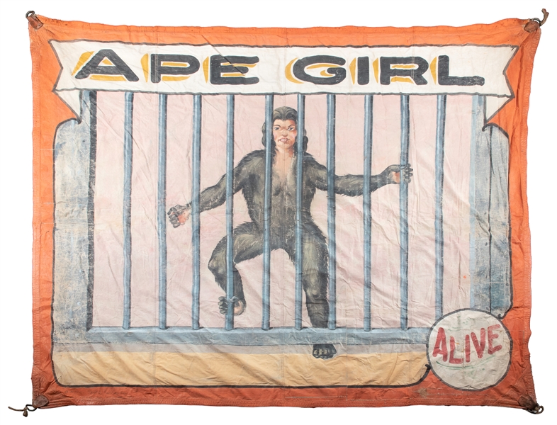 JOHNSON, Fred G. (1892–1990). Ape Girl. Chicago: O-Henry Te...