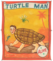 CRIPE, Jack (“Tattoo Jack") (1918-1992). Turtle Man Sidesho...