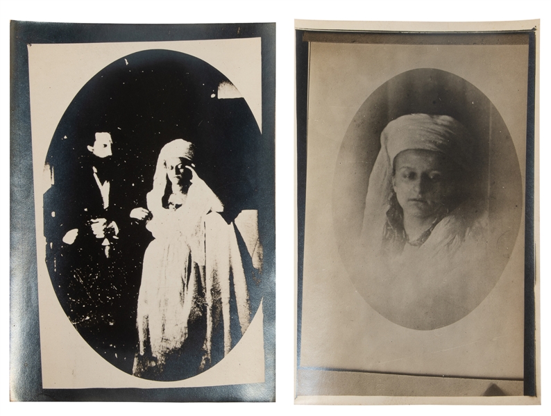 [SPIRIT PHOTO]. COOK, Florence Eliza (1856–1904). Two Photo...