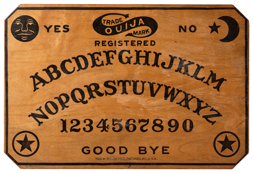 FULD, William (1870–1927). Ouija Board. Baltimore: William ...