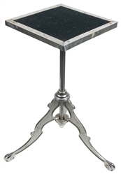 Owen Magician's Side Table. Metal upright supported by thre...
