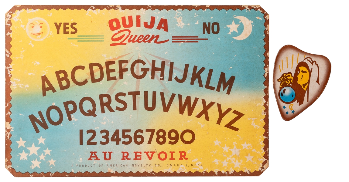 Ouija Queen. Omaha: American Novelty Co., ca. 1940s. Hardbo...