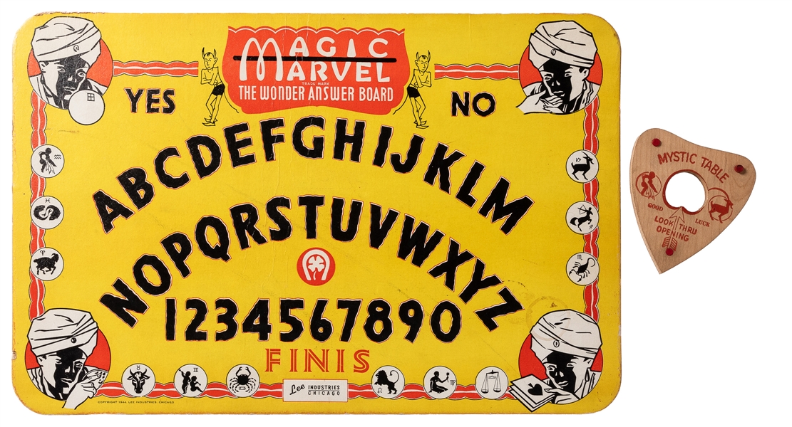 Magic Marvel / The Wonder Answer Board. Chicago: Lee Indust...