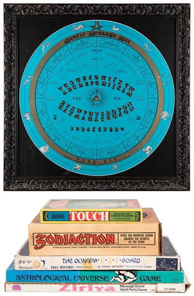 Group of Six Fortune Telling & Astrology Board Games. V.p.,...