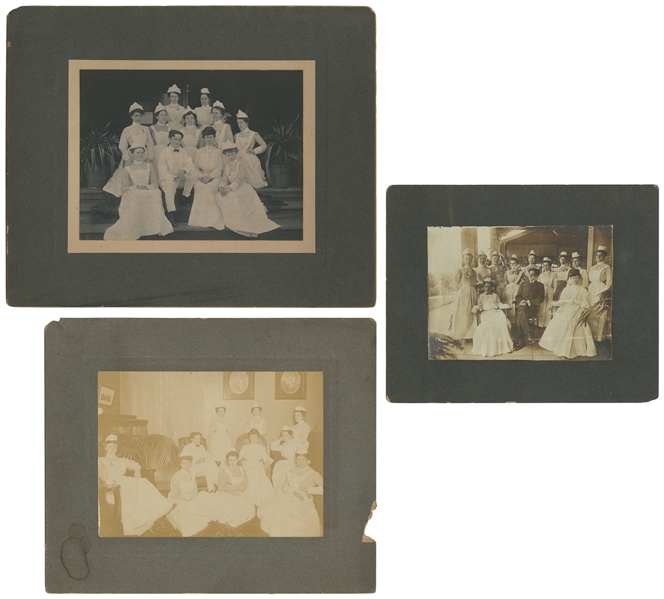 Three Early Nursing School Photographs. Pennsylvania, ca. e...