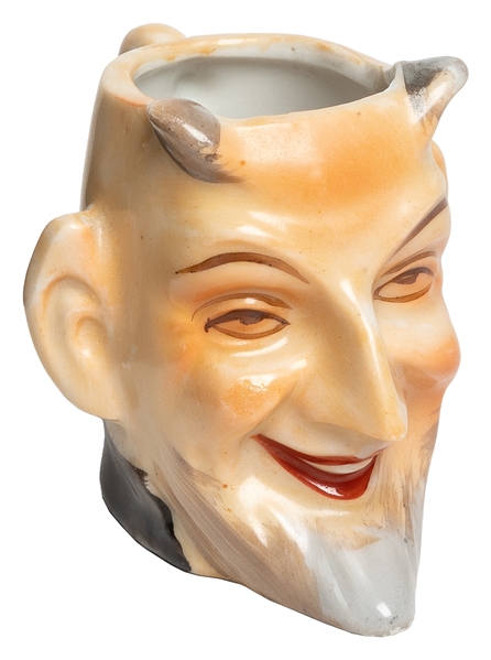 Miniature Devil Head Mug. Japan, ca. 1940s. Ceramic mug in ...