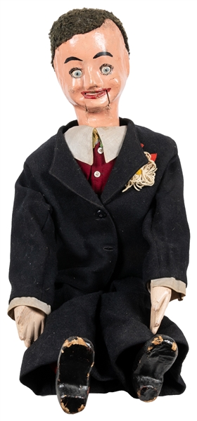 Ventriloquist Dummy. Early 20th century. One of a kind comp...