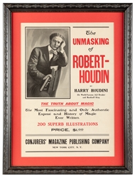 HOUDINI, Harry (Erik Weisz, 1874 – 1926). The Unmasking of ...