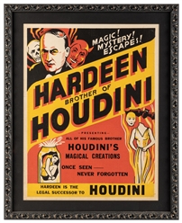 HARDEEN, Theo (1876–1945). Hardeen Brother of Houdini. Circ...