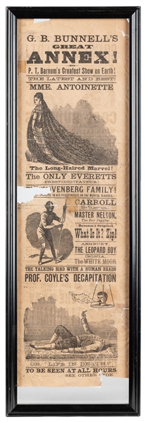 Sideshow Broadside / G.B. Bunnells Great Annex to PT Barnu...