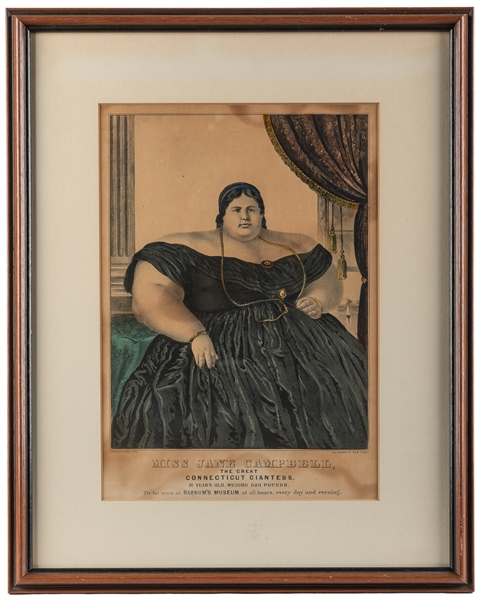 [GIANT]. Miss Jane Campbell, the Great Connecticut Giantess...