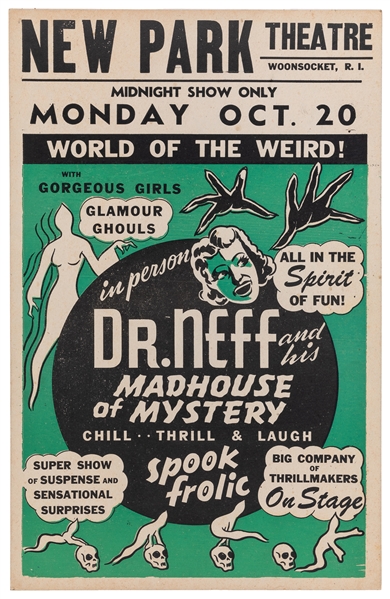 NEFF, Bill (1905–1967). Dr. Neff and his Madhouse of Myster...