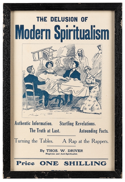 DRIVER, Thomas. The Delusion of Modern Spiritualism. Warkin...