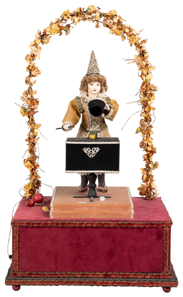 [AUTOMATON]. Conjurer Clown / Magician Automaton. Switzerla...