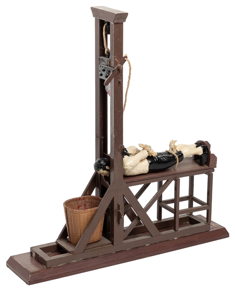 Aurora Chamber of Horrors Guillotine Model. 1964. An assemb...