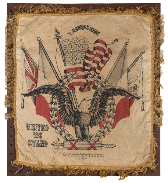 An American Patriotic Textile. Circa 20th century. Printed ...