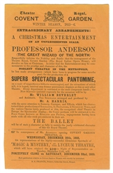 ANDERSON, John Henry (1814 – 74). A Christmas Entertainment...