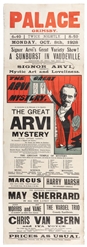 SIGNOR ARVI (Edwin Hargreaves, d. 1952). The Great Arvi Mys...