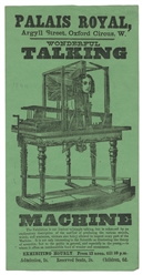 [AUTOMATA]. Wonderful Talking Machine. [London, ca. 1844]. ...