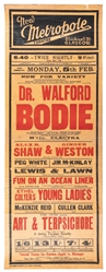 BODIE, Walford (1869 – 1939). Scotlands Greatest Entertain...