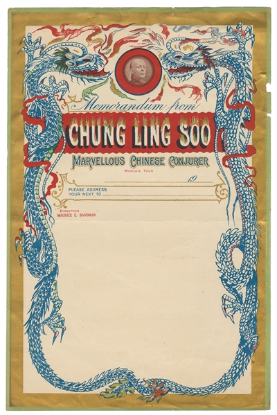 CHUNG Ling Soo (William E. Robinson, 1861 - 1918). Chung Li...