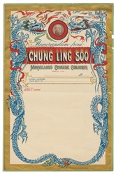 CHUNG Ling Soo (William E. Robinson, 1861 - 1918). Chung Li...