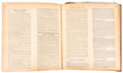 COLLINS, Stanley (1881 – 1966). Three Magic Scrapbooks. 189...