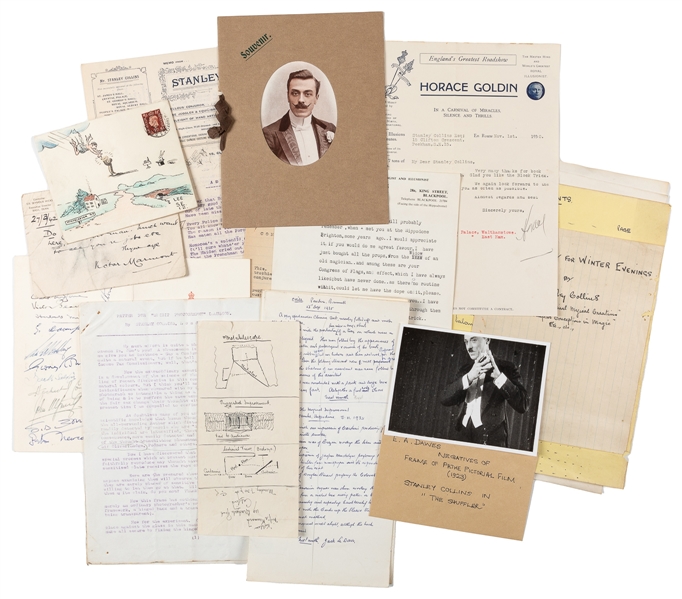 COLLINS, Stanley (1881 – 1966). Important Archive of Magic ...