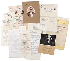 COLLINS, Stanley (1881 – 1966). Important Archive of Magic ...