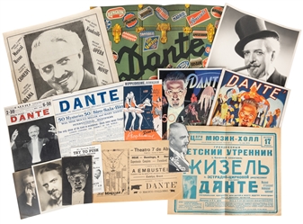 DANTE (Harry Jansen, 1883 - 1955). Collection of Dante Prog...