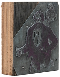 [DAWES, Edwin]. Large Group of Nearly 200 Metal Printing Pl...