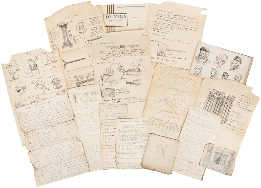 DE VEGA (Alex Stewart, 1892 - 1971). Archive of Corresponde...
