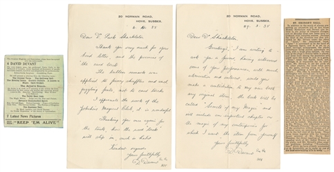 DEVANT, David (1868–1941). Group of Devant Ephemera. Includ...