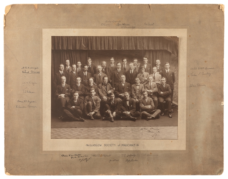 [DEVANT, David (1868–1941)]. Signed Glasgow Society of Magi...