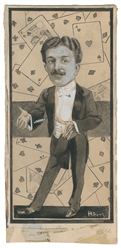 ELCOCK, H.K. (1886 – 1952). Portrait of The Great Maurice. ...