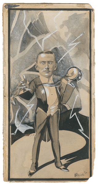 ELCOCK, H.K. (1886 – 1952). Portrait of Oswald Williams. Lo...