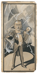 ELCOCK, H.K. (1886 – 1952). Portrait of Oswald Williams. Lo...