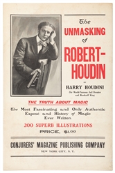 HOUDINI, Harry (Erik Weisz, 1874 – 1926). The Unmasking of ...