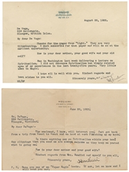 HOUDINI, Harry (Erik Weisz, 1874 – 1926). Six Houdini TLSs ...