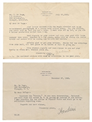 HOUDINI, Harry (Erik Weisz, 1874 – 1926). Six Houdini TLSs ...